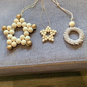 Handmade Christmas ornaments🎄  set of 3